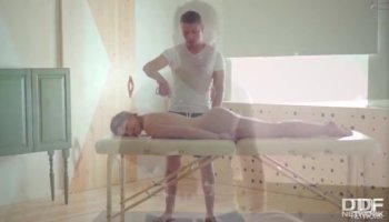 Lola got down and tugged Tommy until he shot his thick load